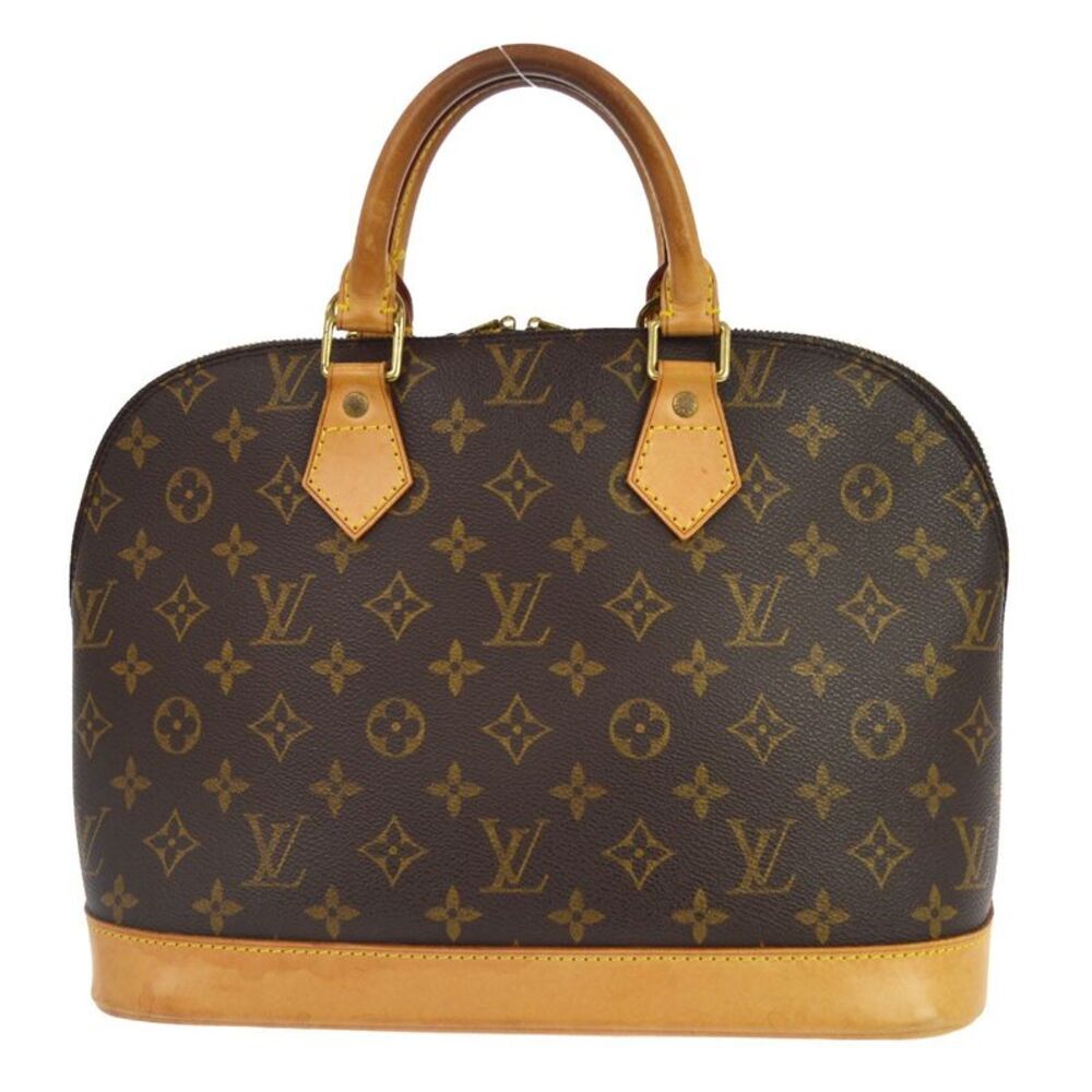 Louis Vuitton Alma Monogram Canvas Brown Canvas Handbag
